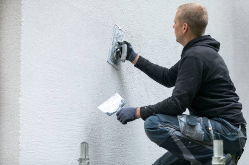 Finition enduit sur isolation extérieure